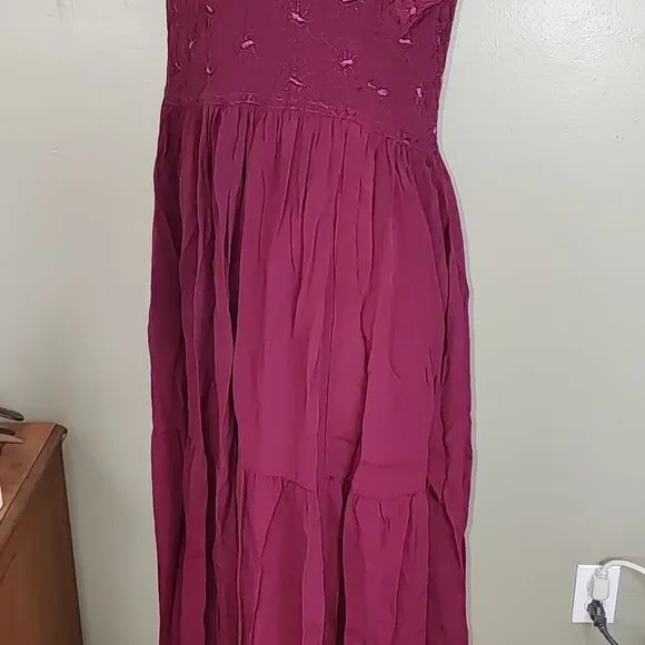 Max Studio Vintage‎ 90s Embroidered Cottagecore Dress Size X-Large - Picture 8 of 15